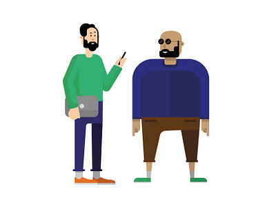 Characters design animation cartoon characters design vector