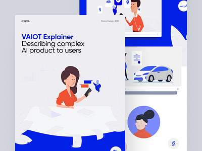 VAIOT Explainer animation artificial intelligence blockchain casestudy explainer illustration motion movie vector video