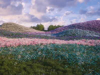 Dreamland 3d landscape