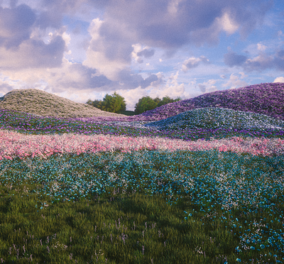 Dreamland 3d landscape