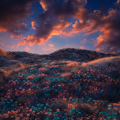 Trail 3d 3d art landscape landscape illustration