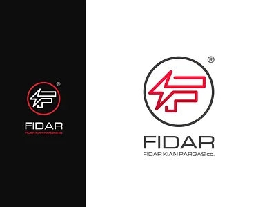 FIDAR co. logo branding design diaco diacodesign logo vector