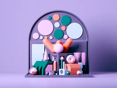 Abstract Art 10 - Shape and Colors 3d 3d art 3d artist 3d design 3d designer 3d illustration abstract blender c4d cinema4d creative digital graphic design illustration octane render shape ui vector web