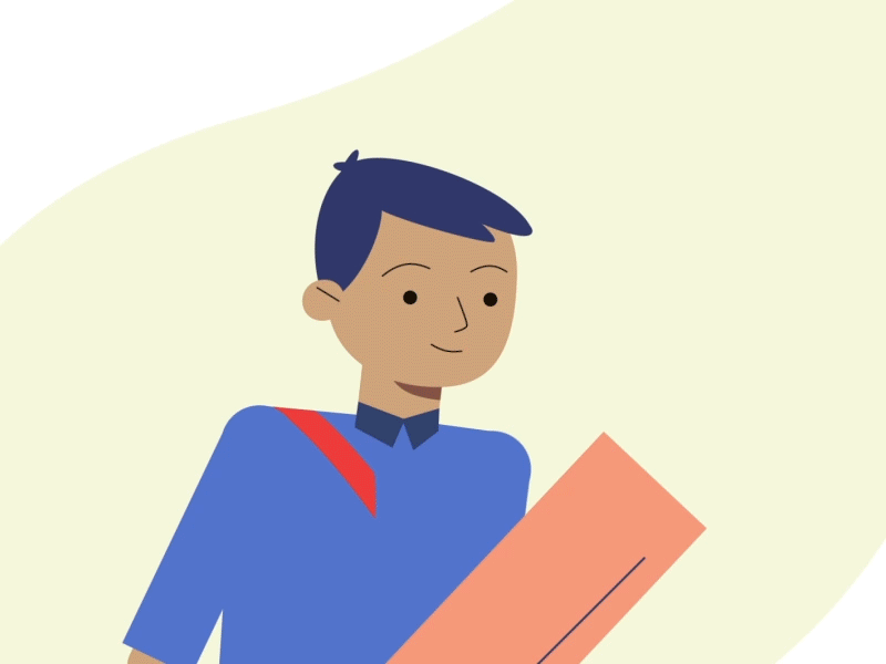 oops 2d 2d animation aftereffects animation broken furniture gif illustration loop minimal oops outside teamwork wardrobe