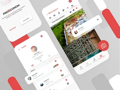 Building App Concept aplication builder building building design material ui materialdesign stavba uxdesign uxui uxuidesign white ui