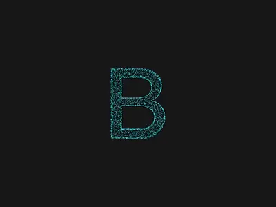 B Force letters motion particles threejs