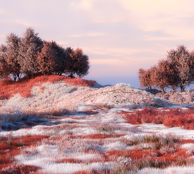 Undiscovered 3d 3d art 3d artist cinema4d landscape illustration landscapes octane