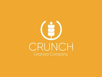 Crunch - Granola Company Logo - Day 21 adobe illustrator brand brand design brand identity branding branding design dailylogochallenge design granola granola bar graphic design health healthy illustrator logo logo design logodesign minimalism minimalist minimalist logo