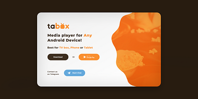 Tabox - Intro Page adobe branding design graphic graphic design page design photoshop ui ux web web design webdesign website