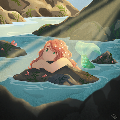 Lagoon Maiden characterdesign characters illustration lauren draws mermaid