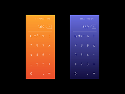 Daily UI 004 • Calculator iphone ui ui design uidesign