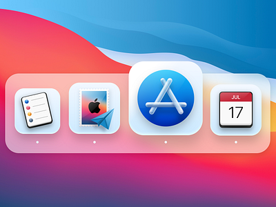 More Big Sur Mac Icons icons illustration interface macos neumorphic ui