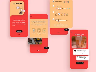 ChiaTea - Bubble Tea adobexd bubble tea food mobile