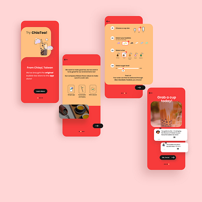 ChiaTea - Bubble Tea adobexd bubble tea food mobile
