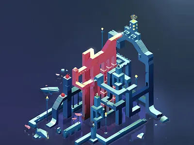 ZCOOL c4d icon illustration logo ui 图标 插图 设计