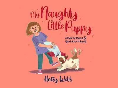 My Naughty Little Puppy bolinda audio childrens book childrens book illustration childrens illustration cover art design digital painting illustration photoshop art