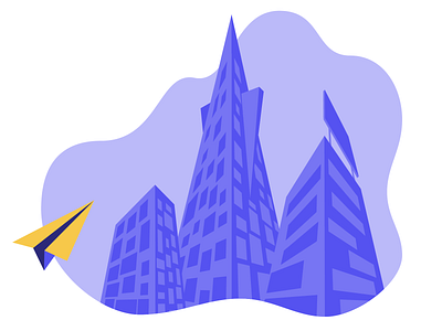 "Big City" Illustration adobe illustrator illustration ui