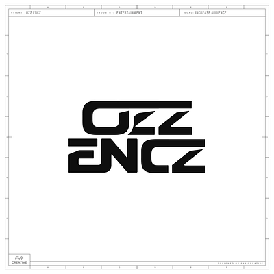 OZZ ENCZ | FInal Concept brand brand identity futuristic logo logo design mark name logo personal identity