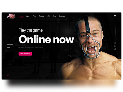 Welcome to The Fight Club inspiration uidesign uxdesign webdesign