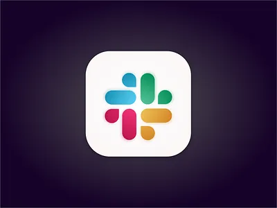 Slack Icon apple big sur neumorphic slack