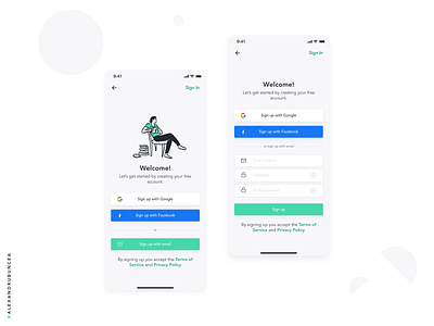 Sign Up Exploration app app design books clean dailyui designer exploration figma form freelance illustration minimal mobile popular popular shot progress sign up ui ux