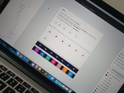 Design System - Icons - 2020 designsystem documentation figma guideline guidelines icons portfolio productdesign risherry specifications uiux ux workinprogress
