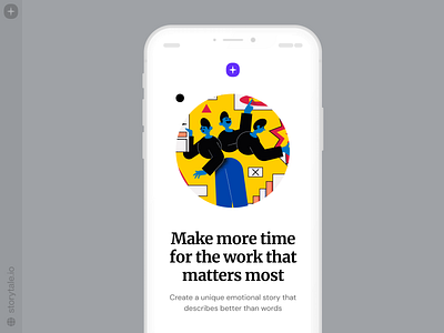 Superb Illustrations 🤩 app design colorful contrast design illustration product storytale superb ui vector