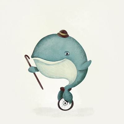 whale on a bicycle 2 animal book book illustration children children book illustration dribbble illustration procreate