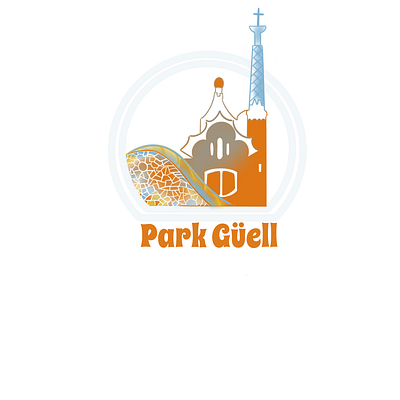Park Güell with a twist of 70’s style 70sdesign art collective artist artwork design illustration lovemywork mydesign mynewwork park güell poster procreate ui ux