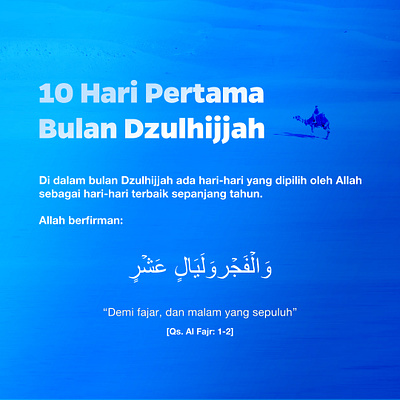 The first 10 days of Dzulhijjah design feeds instagram instagram post poster