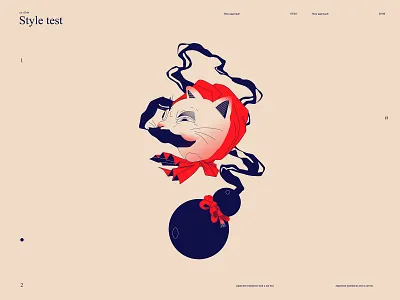 Style test abstract cat cats composition illustration japan japanese japanese style japanese traditional laconic lines mask minimal poster poster art pot tattoo