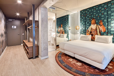 HEADBOARD DESIGN FOR SOUTH EAST ROOM art collage collage art collageart hotel hoteldesign mural mural design muralist