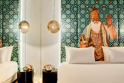 HEADBOARD DESIGN FOR SOUTH EAST ROOM art collage collageart design hotel hoteldesign mural mural design muralart muralist