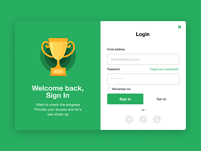 Login and Onboarding design minimal ui ux web website