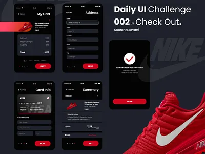 daily UI 002 // Check Out adobexd design ui ui design userinterface ux uxui