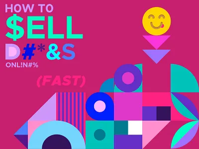 How to sell Drugs online Fast! geometric graphic design illustrator art movie poster poster art