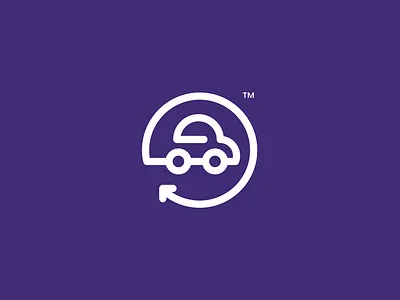 Recycling cars brand branding car design fix logo logomark mark recycle
