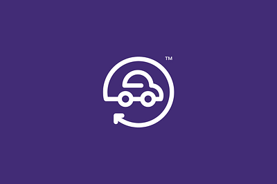Recycling cars brand branding car design fix logo logomark mark recycle