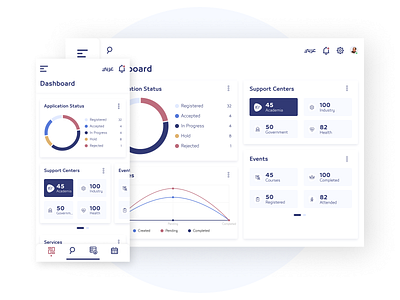 Dashboard-Light-&-Dark-Modes blue dashboard light mode mobile app mobile app design red statistics ui ux white yellow