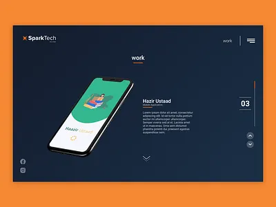 Work Section figma interface simple clean interface simple design ui ux web design
