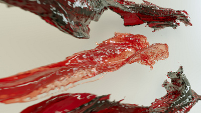 Cherry juice Splash 3dsmax abstract beverage cherry corona design drink fluid juice realflow red simulation splash strawberry water wine