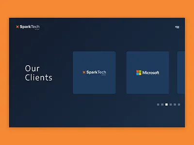 Clients Section figma interface it company simple clean interface software company ui ux web design