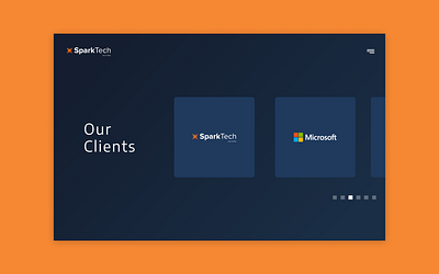 Clients Section figma interface it company simple clean interface software company ui ux web design
