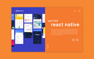 Blog Section figma it company simple clean interface software company ui ux web design