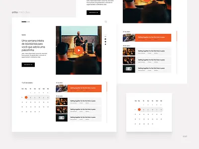 Blablabla Event Landing page app design events flat landingpage minimal ui web website