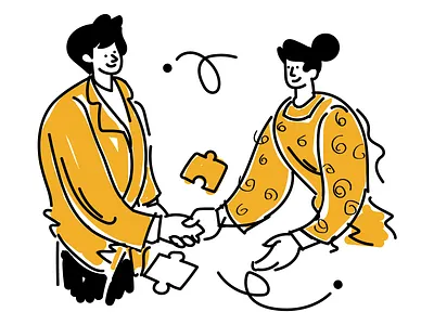 integrate cartoon character charater girl character icon icon design illustration man man illustration