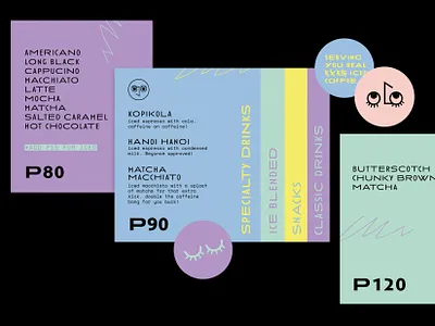 Ojo Cafe - Menu Refresh branding cafe cafe branding coffee concept eyes illustration layout ojo cafe