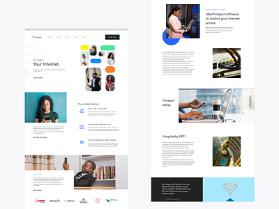 Joveas Wireless branding business design home page homepage design internet landingpage ui uidesign ux uxdesign website wifi