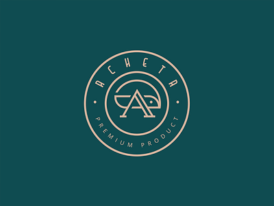 Acheta logotype brand branding design dribbble icon identity logo logotype mark minimal