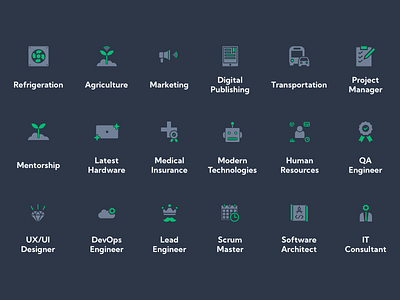 More tech icons design icon iconography icons tech